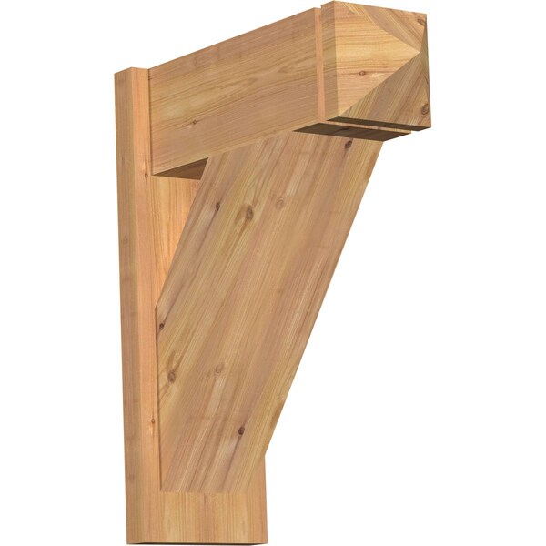 Ekena Millwork Traditional Smooth Arts and Crafts Outlooker, Western Red Cedar, 7 1/2"W x 20"D x 24"H OUT08X20X24TRA03SWR - main